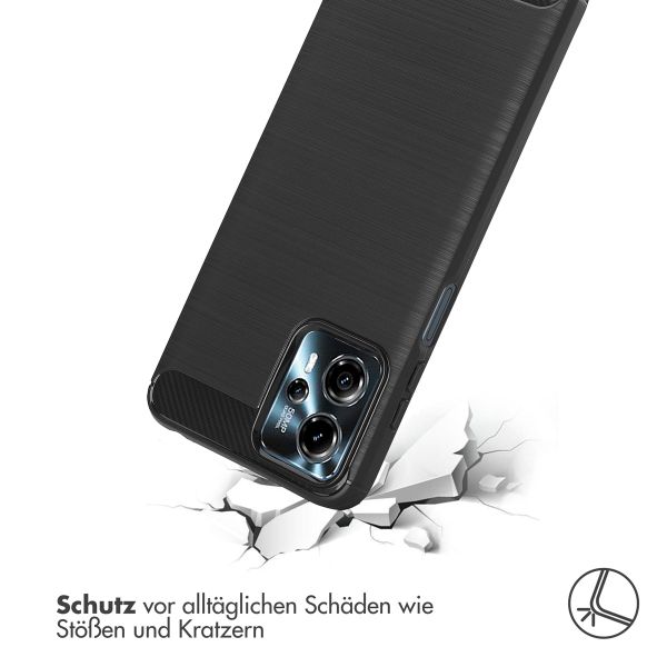 imoshion Brushed Back Cover für das Motorola Moto G13 / G23 - Schwarz