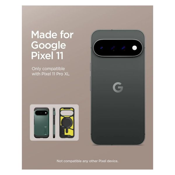 Spigen Tough Armor Backcover MagSafe Google Pixel 11 Pro XL - Abyss Green