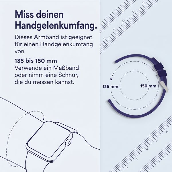 Apple Modern Buckle FineWoven für  Apple Watch | 38/40/41/42 mm - Größe S - Lavender Blue