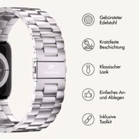 imoshion Edelstahlarmband für Apple Watch | 44/45/46/49 mm - Silber