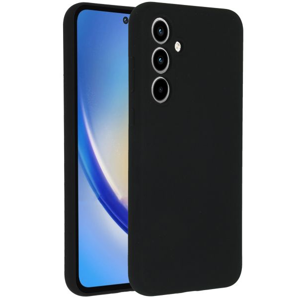Accezz Liquid Silikoncase Samsung Galaxy A35 - Schwarz