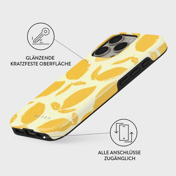 Burga Tough Back Cover MagSafe Apple iPhone 16 Pro - Lemon Tart