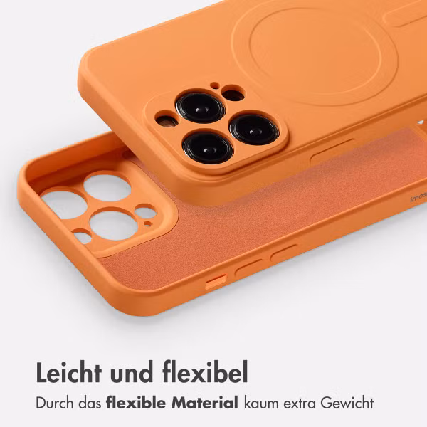 imoshion Color Back Cover mit MagSafe Apple iPhone 13 Pro - Neon Orange