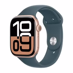 Apple Sport Armband für  Apple Watch Series 1 - 9 / SE (38/40/41 mm) | Series 10 / 11 (42 mm) - Größe S/M - Lake Green