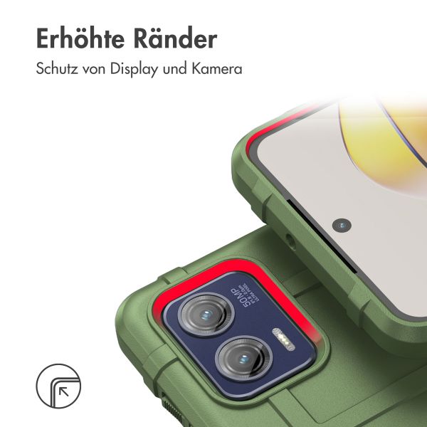 imoshion Rugged Shield Backcover für das Motorola Moto G73 - Grün