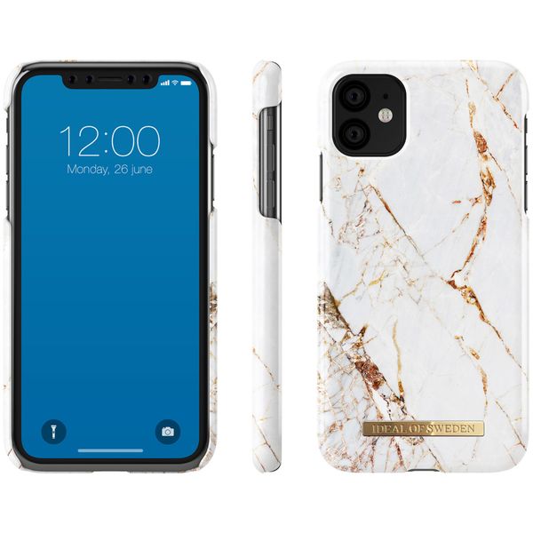 iDeal of Sweden Carrara Gold Fashion Back Case iPhone 11