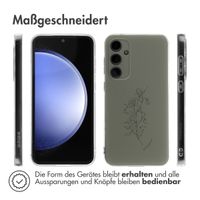 imoshion Design Hülle Samsung Galaxy S23 FE - Floral Green