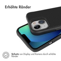 imoshion Rugged Hybrid Carbon Case für das iPhone 13 - Schwarz