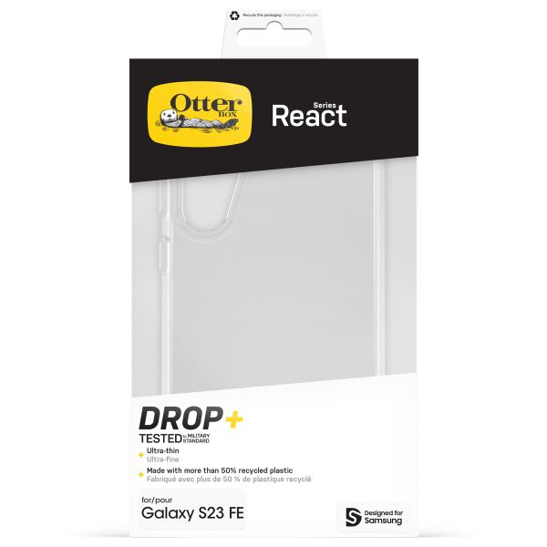 OtterBox React Backcover für das Samsung Galaxy S23 FE - Clear