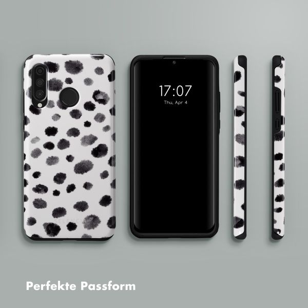 Selencia Vivid Tough Back Cover für das Huawei P30 Lite - Trendy Leopard