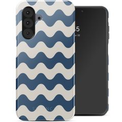 Selencia Vivid Back Cover Samsung Galaxy A26 - Wave Vibes Classic Blue