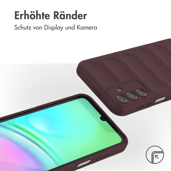 imoshion EasyGrip Back Cover für das Samsung Galaxy A15 (5G/4G) - Aubergine