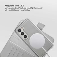 Selencia Olyn Abnehmbare Bookcase mit MagSafe Samsung Galaxy S23 - Grau