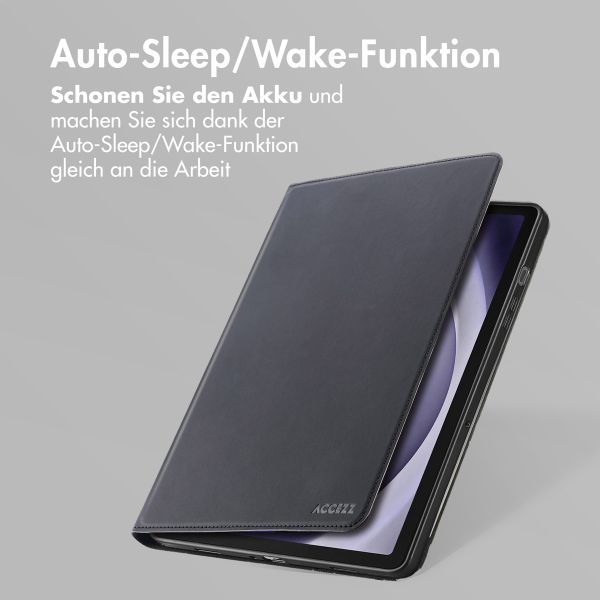 Accezz Classic Klapphülle Samsung Galaxy Tab A9 Plus - Schwarz