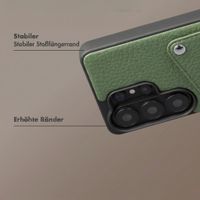 Selencia Riva Back Cover mit Kartenfach Samsung Galaxy S26 Ultra - Sage Green