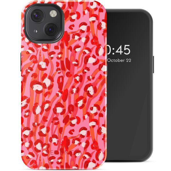 Selencia Vivid Tough Back Cover mit MagSafe für das iPhone 13 - Wild Spots Lipstick