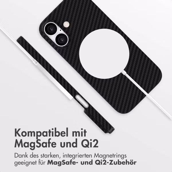 Accezz MagSafe Kevlar Hülle Apple iPhone 17 - Schwarz