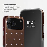 Selencia Vivid Rückabdeckung mit MagSafe Apple iPhone 17 Pro Max - Happy Dots Chocolate