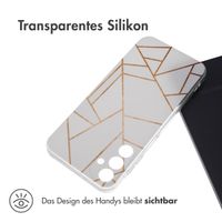 imoshion Design Hülle Samsung Galaxy A15 (5G/4G) - White Graphic