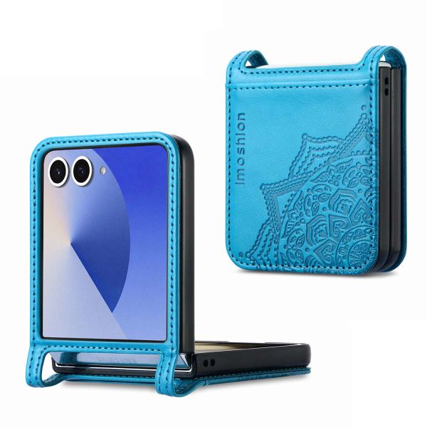 imoshion Mandala Klapphülle Samsung Galaxy Z Flip 7 - Türkis