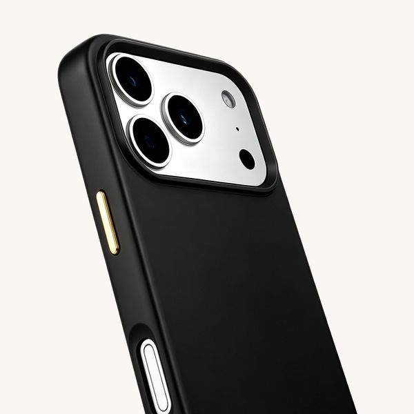 Selencia Rivièra Backcover mit MagSafe mit abnehmbaren Haken Apple iPhone 17 Pro - Velvet Black