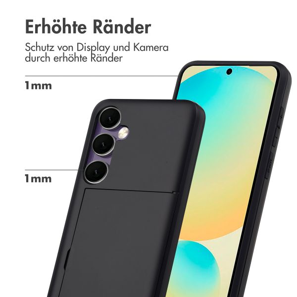 imoshion Backcover mit Kartenfach Samsung Galaxy S24 FE - Schwarz