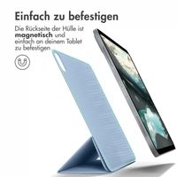 imoshion Magnetic Klapphülle Apple iPad Pro 12.9 (2022) / Pro 12.9 (2021) / Pro 12.9 (2020) - Hellblau
