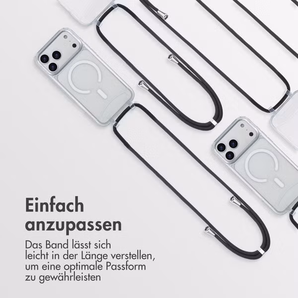 imoshion MagSafe Hülle mit abnehmbarem Band Apple iPhone 17 Pro Max - Transparent