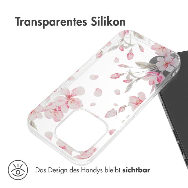 imoshion Design Hülle Apple iPhone 15 Pro - Blossom Watercolor