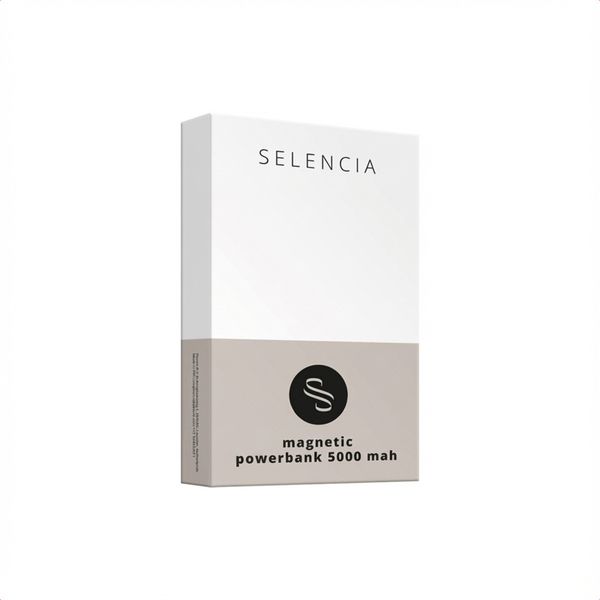 Selencia Vivid Powerbank 5.000 mAh - MagSafe und Qi - Desert Gold / Leopard