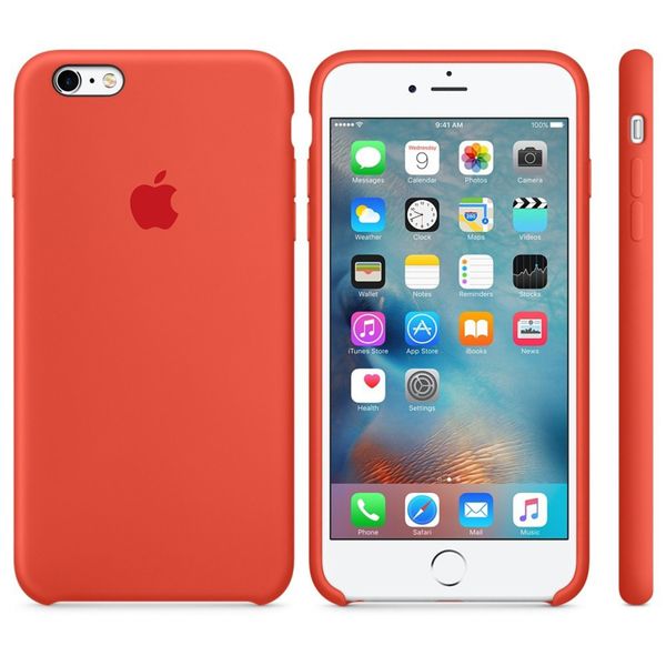 Apple Silikon-Case Orange für das iPhone 6(s) Plus