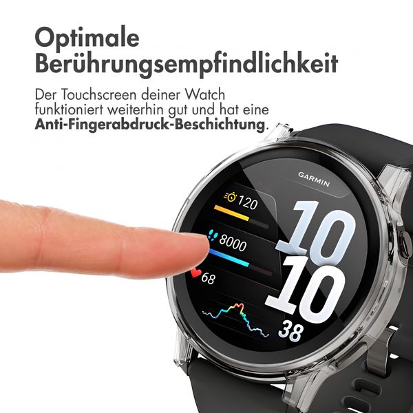 imoshion Full Cover Hard Case Garmin Venu 4 - 45 mm - Transparent