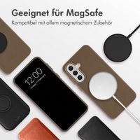 Accezz MagSafe Leather Backcover Samsung Galaxy A57 (5G) - Kaffeebraun