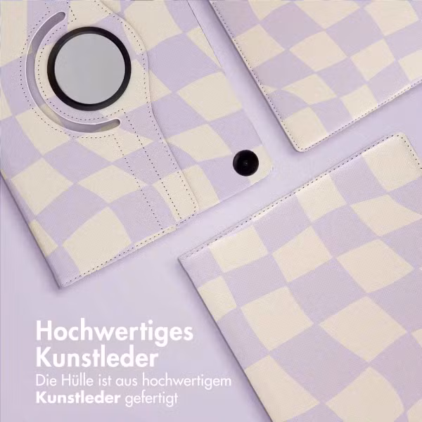 imoshion 360° drehbare Design Klapphülle Samsung Galaxy Tab A9 Plus - Dancing Cubes