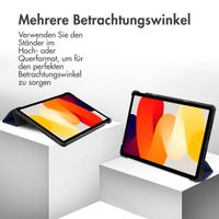 imoshion Trifold Klapphülle für das Xiaomi Redmi Pad SE - Dunkelblau