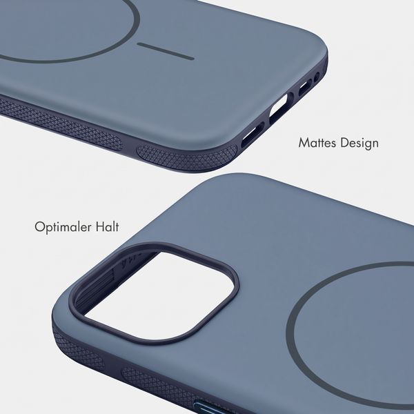 imoshion Color Backcover mit Thin MagSafe Ring Apple iPhone 14 / 13 - Dunkelblau