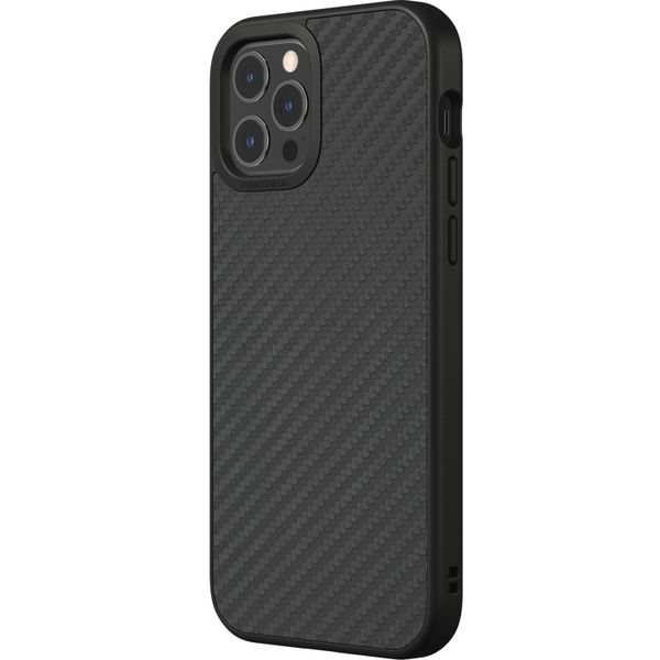 RhinoShield SolidSuit Backcover iPhone 12 (Pro) - Carbon Fiber