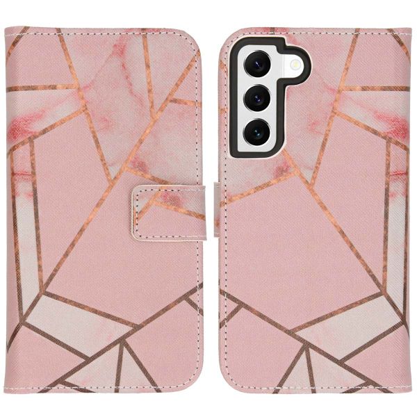 imoshion Design TPU Klapphülle für das Samsung Galaxy S22 - Pink Graphic