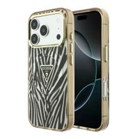 Guess MagSafe Case Apple iPhone 18 Pro Max / 17 Pro Max - Zebra Gold