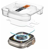 Spigen EZ FIT Glas.tR Displayschutzfolie mit Applikator für die Apple Watch Ultra - 49 mm - Transparent