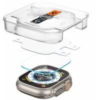 Spigen EZ FIT Glas.tR Displayschutzfolie mit Applikator für die Apple Watch Ultra (2) - 49 mm - Transparent