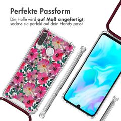 imoshion Design Hülle mit Band Huawei P30 Lite - Flower Water