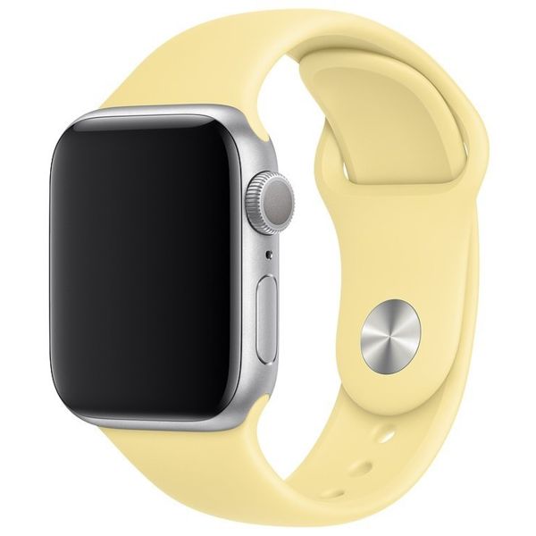 Apple Sport Band für Apple Watch Series 1-10 / SE / Ultra (2) - 42/44/45/46/49 mm - Lemon Cream