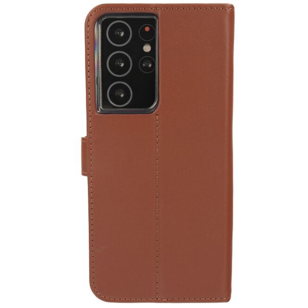 Valenta Klapphülle Leather für das Samsung Galaxy S21 Ultra - Braun