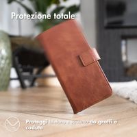 imoshion Luxuriöse Klapphülle Oppo Reno 6 5G - Braun