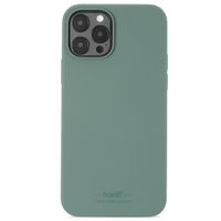 Holdit Silicone Case für das iPhone 12 (Pro) - Moss Green