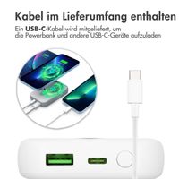 imoshion MagSafe Powerbank - 10.000 mAh - Kabellose Powerbank - Weiß