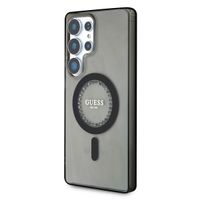 Guess MagSafe IML Strass Hülle Samsung Galaxy S25 Ultra - Schwarz