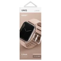 Uniq Linus AiroSoft™ Silikonarmband für das  Apple Watch Series 1 t/m 9 / SE (38/40/41 mm) | Series 10 / 11 (42 mm) - Rose Pink