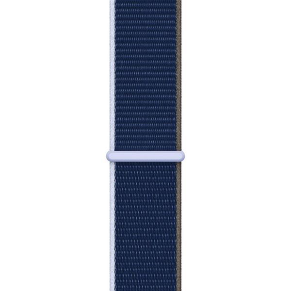 Apple Sport Loop Armband für das  Apple Watch Series 1 t/m 9 / SE (38/40/41 mm) | Series 10 / 11 (42 mm) - Abyss Blue